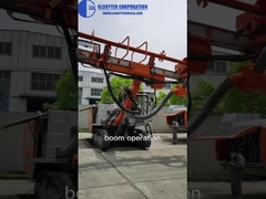 อุปกรณ์เจาะหิน DTH ไฮดรอลิกพร้อมเครื่องอัดอากาศความลึก 35 ม