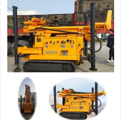 90KW หลุมเจาะ Drill ริก Machines ประเภทตีนตะขาบไฮดรอลิกอย่างเต็มที่