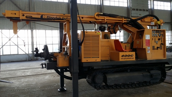 เครื่องเจาะน้ำบาดาลขนาด 250 เมตร 400C แบบตีนตะขาบไฮดรอลิกแบบเต็ม