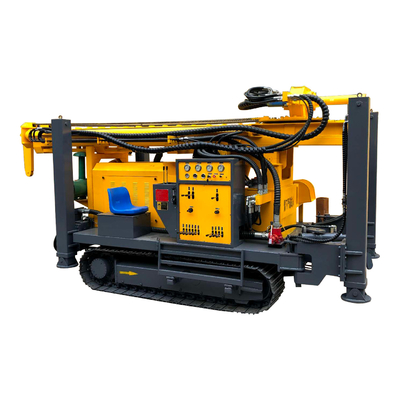 Crawler Gl350s เครื่องเจาะบ่อน้ําน้ํา 350m ความลึก 105-325mm กว้างหลุม