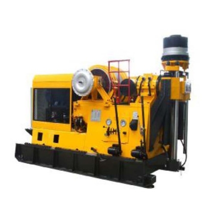 132kw 180HP แท่นขุดเจาะแบบลื่นไถลสำหรับการสำรวจหลุมลึก