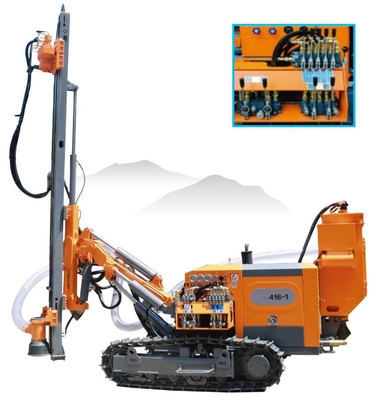 DTH ลงหลุมค้อน Drill ริก Crawler ประเภทนิวเมติกสำหรับ Rock