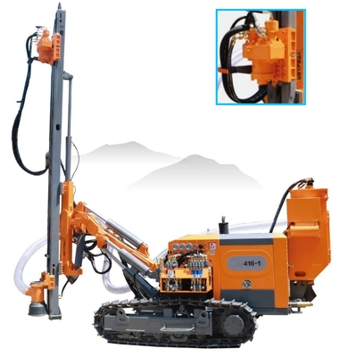 DTH ลงหลุมค้อน Drill ริก Crawler ประเภทนิวเมติกสำหรับ Rock