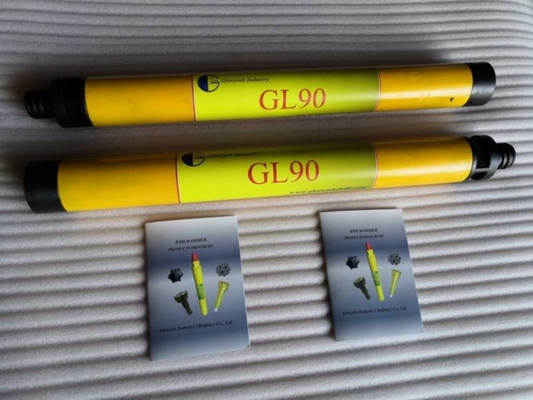 การเจาะค้อน Gl90 Dth ความดันอากาศต่ำสำหรับโครงการก่อสร้าง