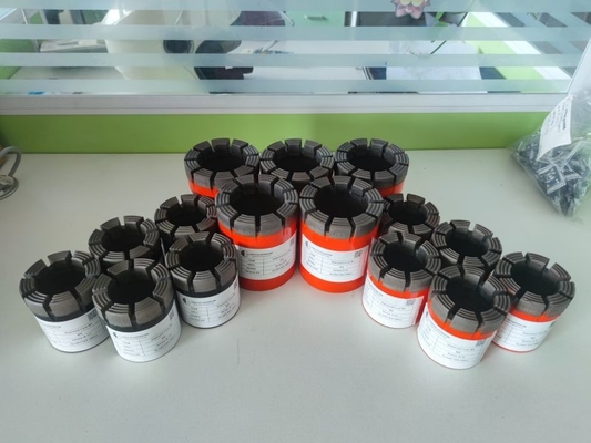 HQ Impregnated Diamond Core Bits สำหรับการขุดถ่านหินสำรวจทางธรณีวิทยา