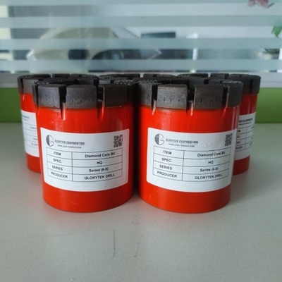 HQ Impregnated Diamond Core Bits สำหรับการขุดถ่านหินสำรวจทางธรณีวิทยา
