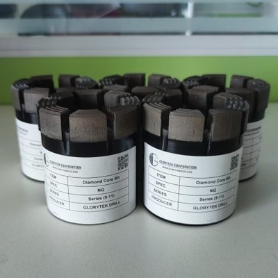 Bq Nq Hq Pq Impregnated Diamond Core Bits พร้อม Reaming Shell
