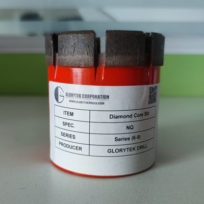 Bq Nq Hq Pq Impregnated Diamond Core Bits พร้อม Reaming Shell