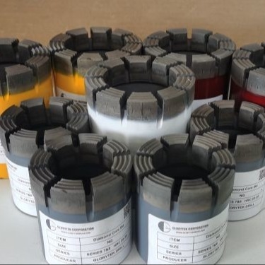 สุ่มตัวอย่างเพชร Impregnated สว่าน, Hq Diamond Core Bit สำหรับ Soft ฮาร์ดร็อค