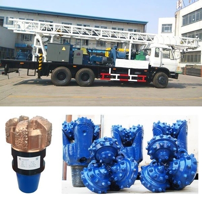 300m 6×4 Water Well Drilling Equipment รถบรรทุกโครงสร้างขนาดกะทัดรัด