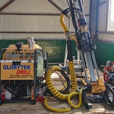 Gl300e Portable 320m Diamond Core Drill Rig สำหรับการเจาะหินบนภูเขา
