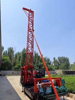 PQ GLXY-2T แท่นขุดเจาะสำรวจเอียงหลุมเจาะแร่แบบพกพาตีนตะขาบ