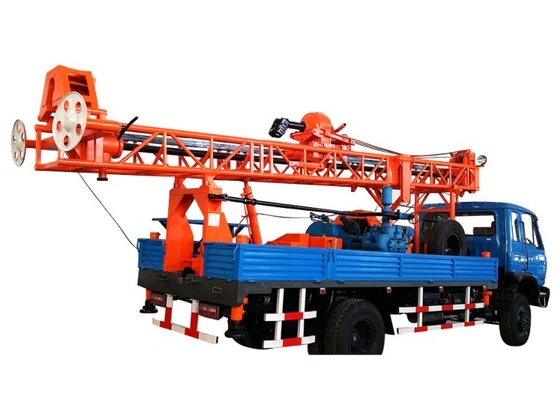 GL-IIA รถบรรทุกเครื่องเจาะน้ำลึก 300 ม. ติดตั้งสำหรับฮาร์ดร็อค