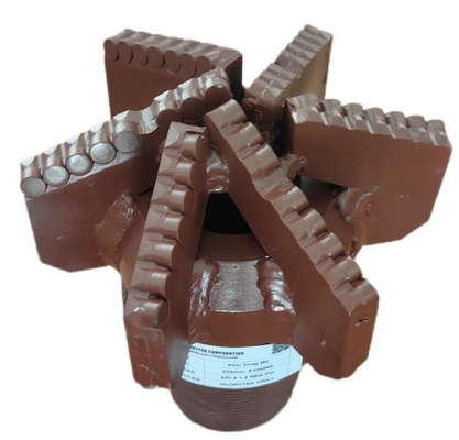 225mm Drag Pdc Drill Bit 5 Blades สําหรับการเจาะบ่อน้ํา