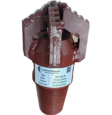 5 ขีด 131mm Pdc บรูบิตลากสําหรับการเจาะบ่อน้ํา