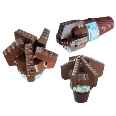 ขนาด 60 มิลลิเมตร ขั้นตอนประเภทเจาะบ่อน้ํา Pdc เจาะ Bit 5 ใบมีดด้วยเครื่องตัด Pdc