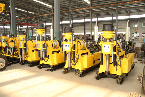 Xy-3 Core PQ Exploration Drilling Rigs สําหรับการเก็บตัวอย่างดินและหิน