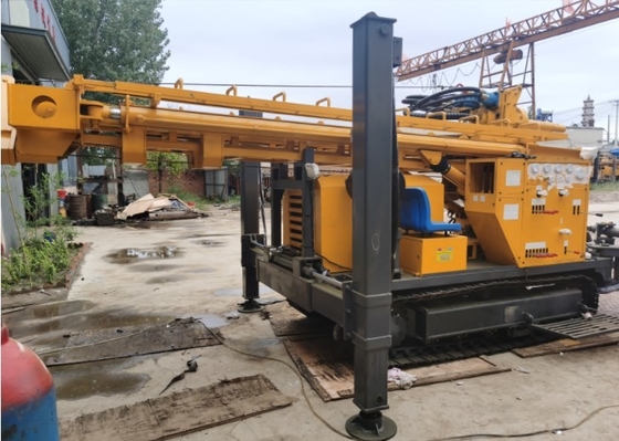 330m Crawler เครื่องพัดลม Rotary Water Well Drilling Rig เครื่องบดอากาศ เครื่องบดน้ํา