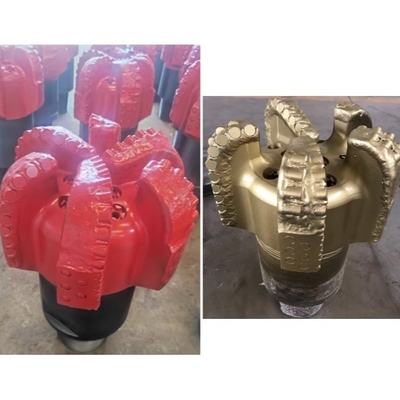 หินเจาะเจาะ PDC Bit / API Thread 6 Nozzle PDC บิตเจาะสําหรับการสร้างอ่อนถึงแข็ง