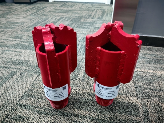 PDC Drag Bit 140mm-150mm 3 Wing 2 7-8REG API มาตรฐาน Drag Bit การเจาะบ่อภูมิอากาศ