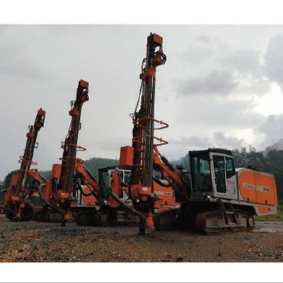 เครื่องเจาะพื้นผิว DTH แบบรวม DTH ที่ติดตามประสิทธิภาพสูง