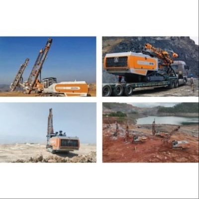 เครื่องเจาะหิน DTH ที่ประกอบด้วยหลุมเจาะ