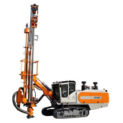 ไฮดรอลิกครบถ้วนลงในหลุมพื้นผิวหินเจาะ Rig สําหรับเหมืองแร่เปิด
