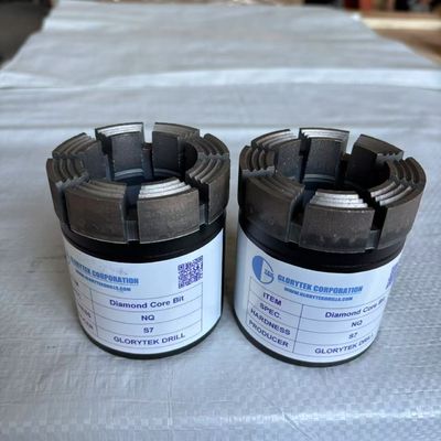 NQ ทองเหลือง Core Bit S9 การทําเหมืองแร่ การเจาะ Bit Of Well บิตเจาะ