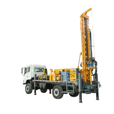 GL500T 500m รถบรรทุกไฮดรอลิก ติดเครื่องเจาะบ่อน้ํา