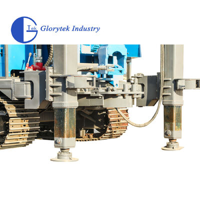 GL600S เครื่องเจาะบ่อน้ําประเภทสแตนเลส crawler / เครื่องเจาะด้วย DTH Hammer หรือปั๊มดินสําหรับเจาะ