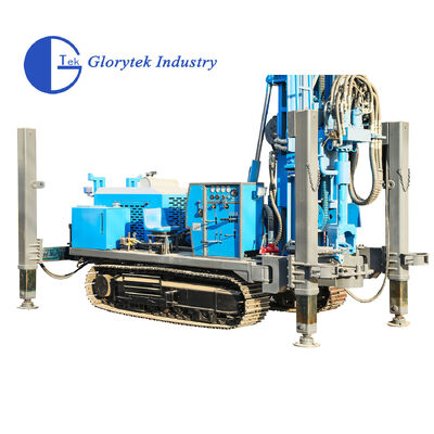 GL600S เครื่องเจาะบ่อน้ําชนิด Crawler / เครื่องเจาะสําหรับความลึก 600m และเส้นผ่า 105-500mm