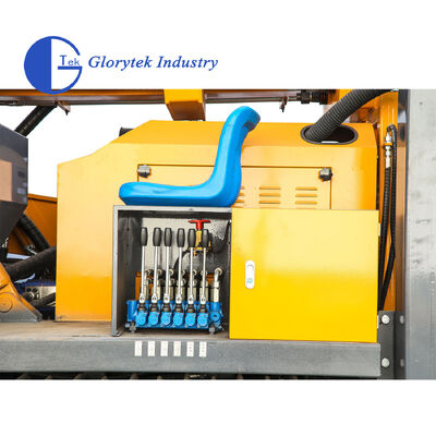 เครื่องเจาะบ่อน้ำแบบตีนตะขาบยาง/แท่นขุดเจาะสำหรับการสำรวจทางธรณีเทคนิค