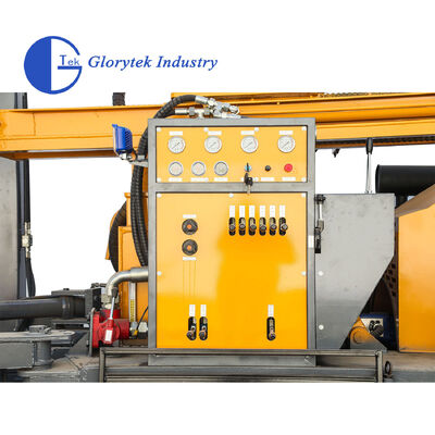 เครื่องเจาะบ่อน้ำแบบตีนตะขาบยาง/แท่นขุดเจาะสำหรับการสำรวจทางธรณีเทคนิค