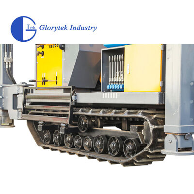 เครื่องเจาะบ่อน้ำแบบตีนตะขาบยาง/แท่นขุดเจาะสำหรับการสำรวจทางธรณีเทคนิค