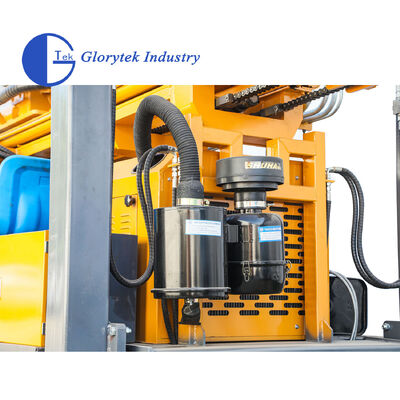 เครื่องเจาะบ่อน้ำ/แท่นขุดเจาะแบบตีนตะขาบยาง สำหรับเจาะบ่อน้ำเพื่อการชลประทานทางการเกษตรและอุตสาหกรรม