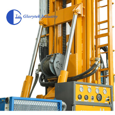 500m รถบรรทุกไฮดรอลิกเต็ม เครื่องเจาะบ่อน้ําสําหรับการใช้งานหนัก