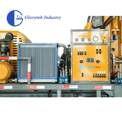 500m รถบรรทุกไฮดรอลิกเต็ม เครื่องเจาะบ่อน้ําสําหรับการใช้งานหนัก