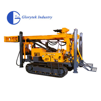 GDL-350 Steel Crawler Type Water Well Drill / Drilling Rig ด้วยช่วงความกว้าง 152mm ~ 203mm