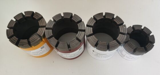 เต็มรายละเอียด BQ/NQ/HQ/PQ สายไฟฟ้า Core Diamond Core บิตที่มีอายุยาวสําหรับการสํารวจเหมืองแร่