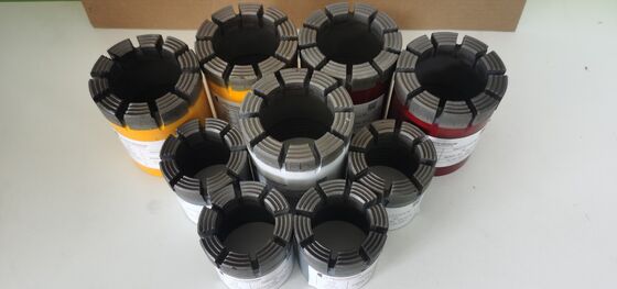 เต็มรายละเอียด BQ/NQ/HQ/PQ สายไฟฟ้า Core Diamond Core บิตที่มีอายุยาวสําหรับการสํารวจเหมืองแร่