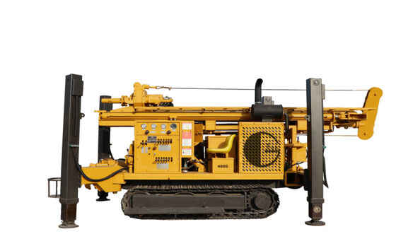 400m Depth Fast Drilling Speed DTH Rig Machine with 92kw Power for Water Well Drilling