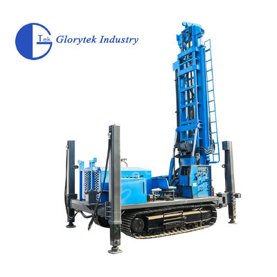 เครื่องขุดบ่อน้ําชนิด Crawler GL600S รถบรรทุกติดตั้งสําหรับการขุดบ่อน้ําลึก ความลึกสูงสุด 600m และวงกลม 105 ถึง 500mm