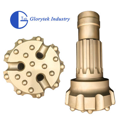 ตลาดโลก DTH Hammer Bit ทุกขนาดที่มี QL Shank ประเภทสําหรับการเจาะหิน